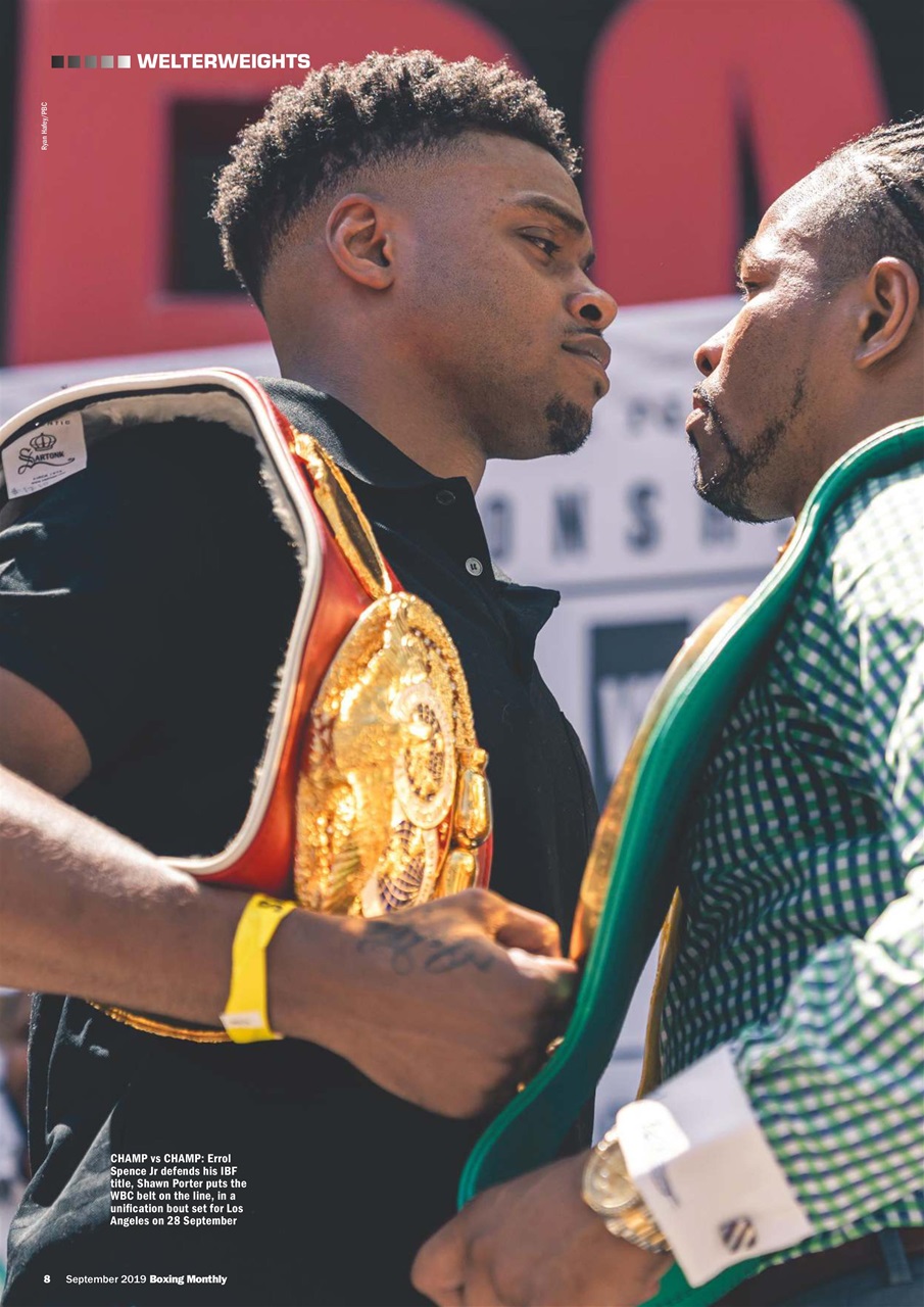 Boxing Monthly Preview Pages