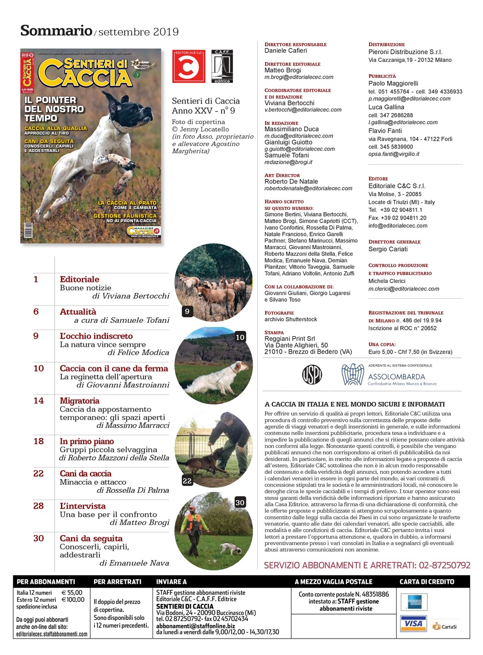 SENTIERI DI CACCIA Preview Pages