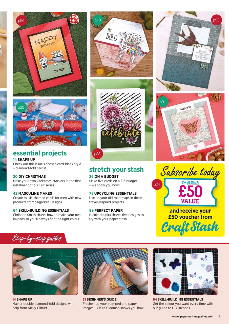 Papercraft Essentials Preview Pages