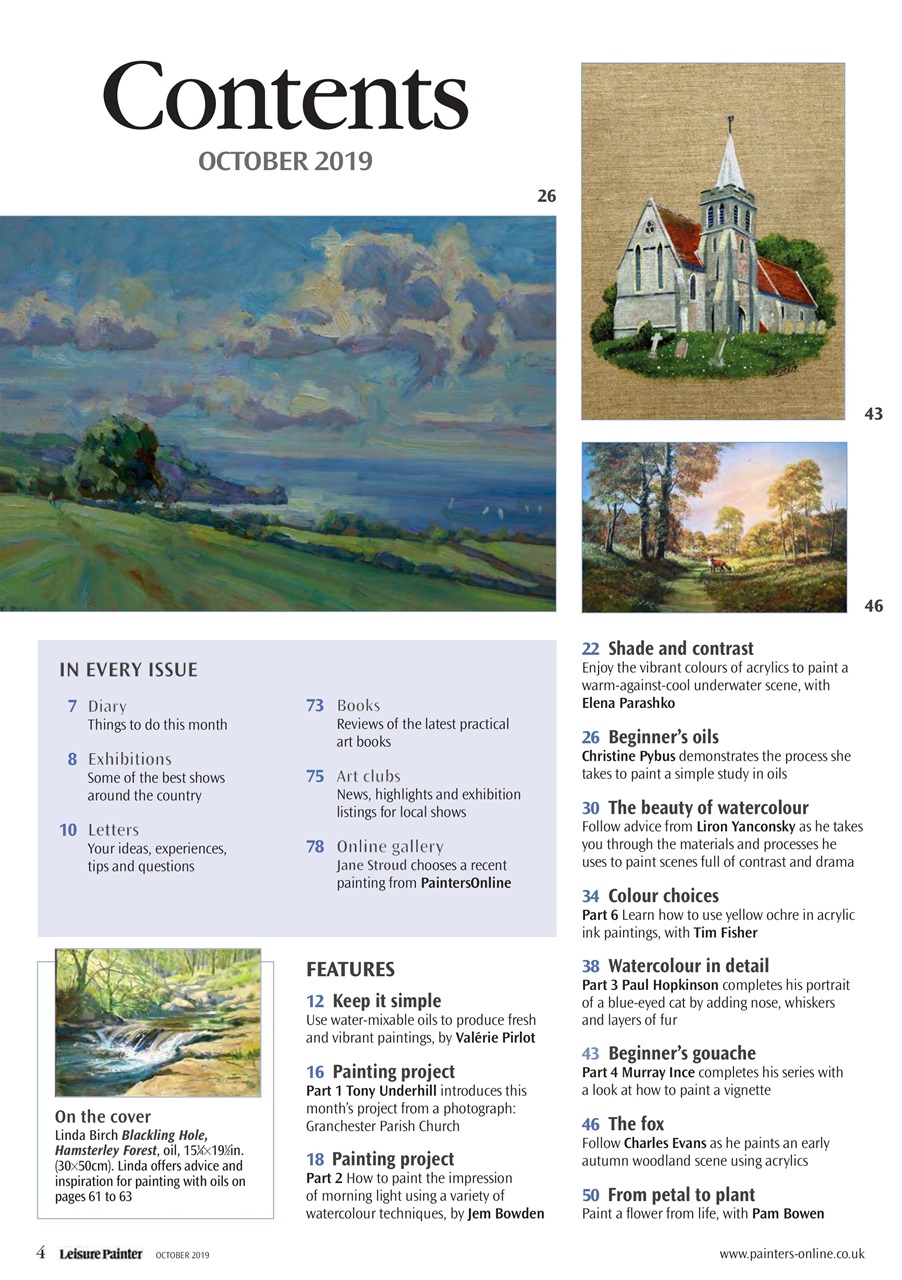 Leisure Painter & The Artist Preview Pages