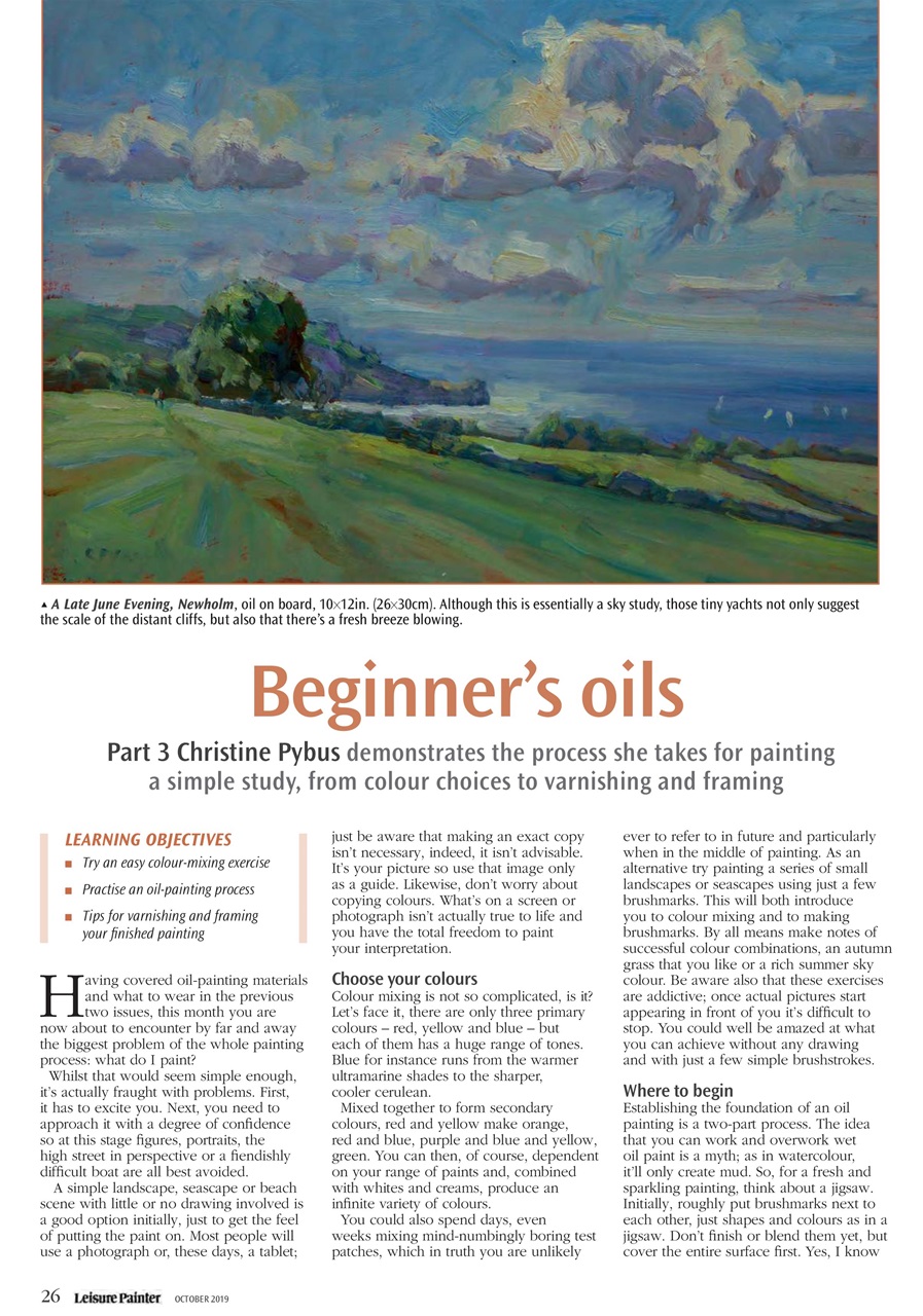 Leisure Painter & The Artist Preview Pages