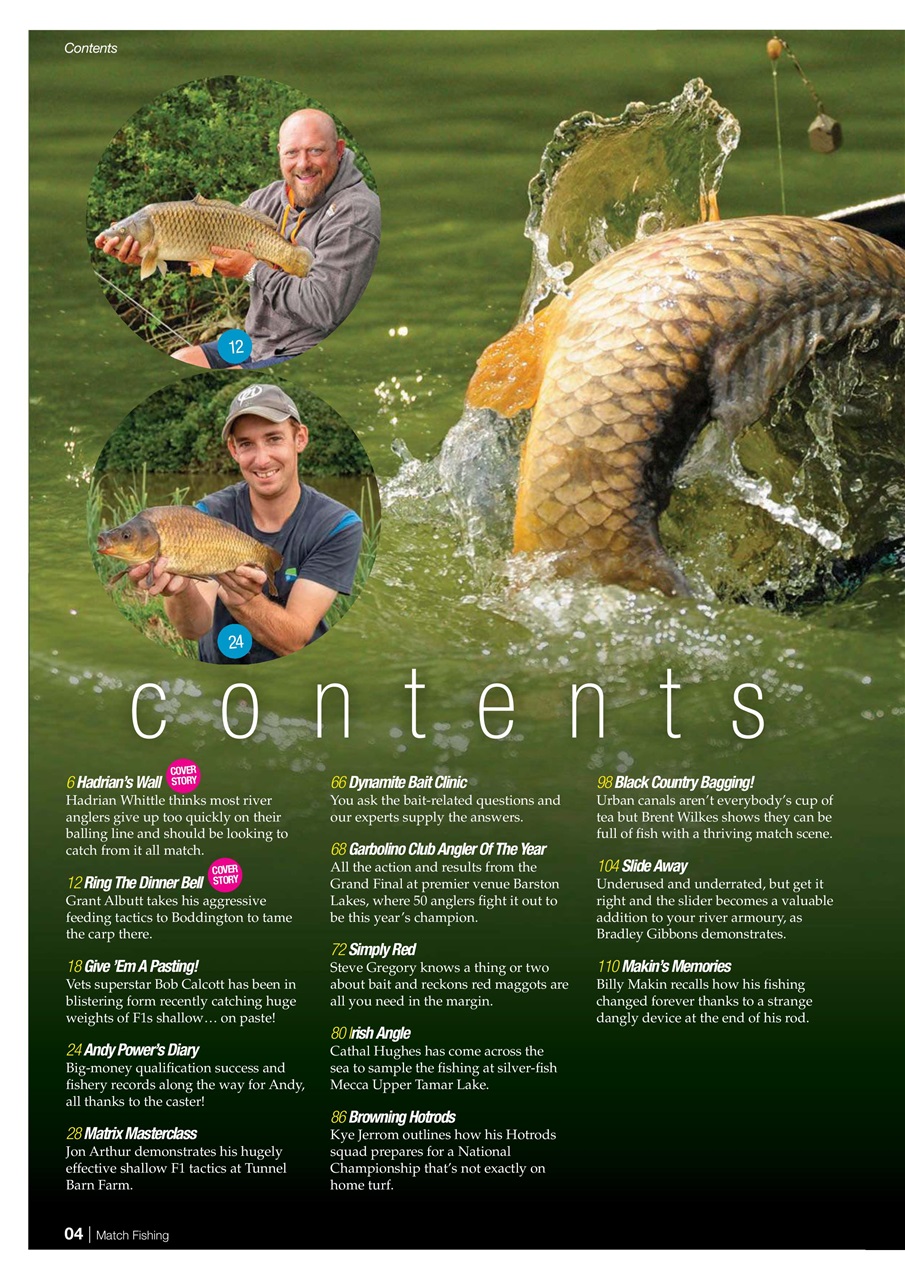 Match Fishing Preview Pages