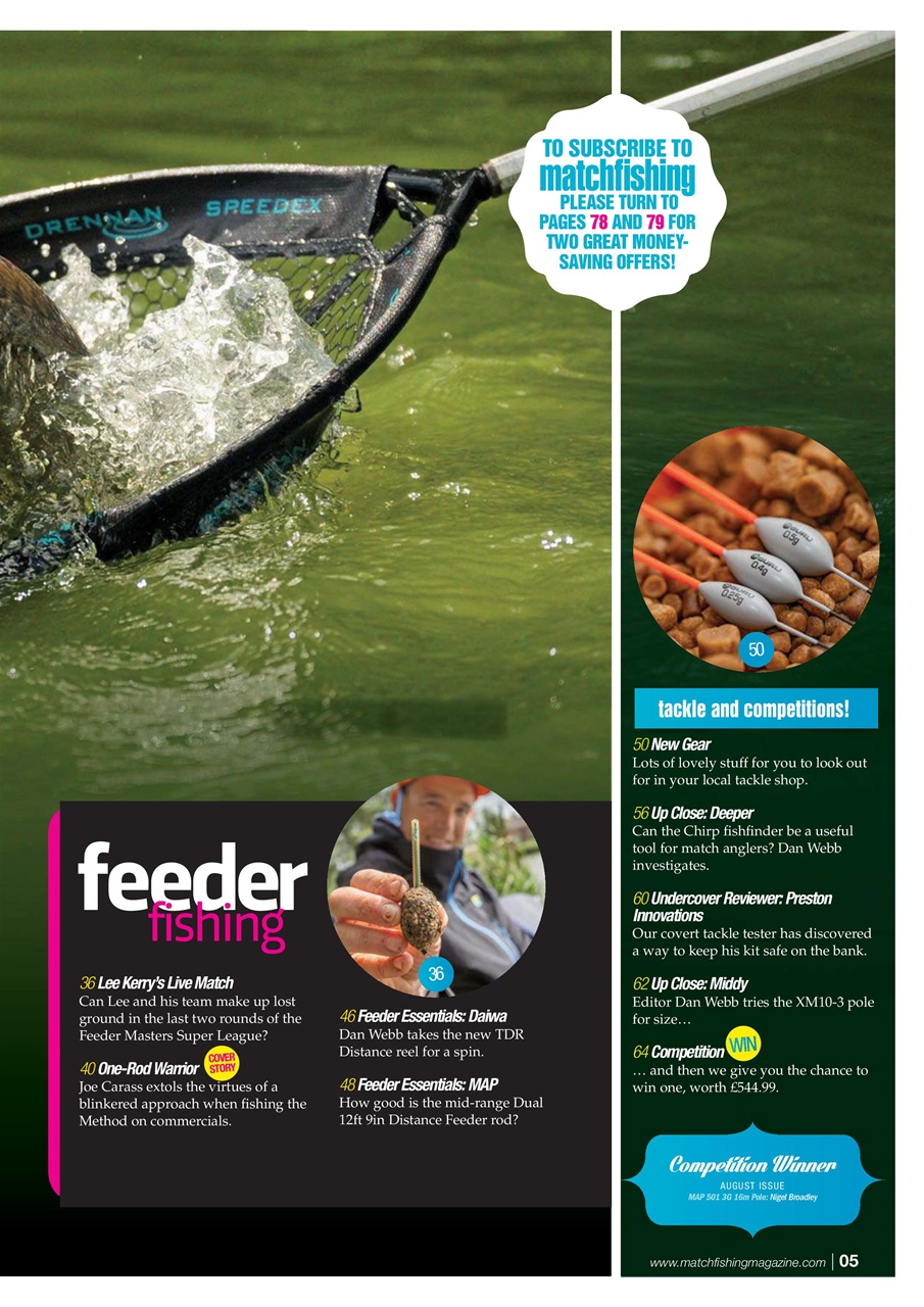 Match Fishing Preview Pages