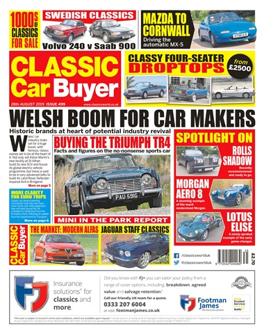 Classic Car Buyer issue 28/08/2019