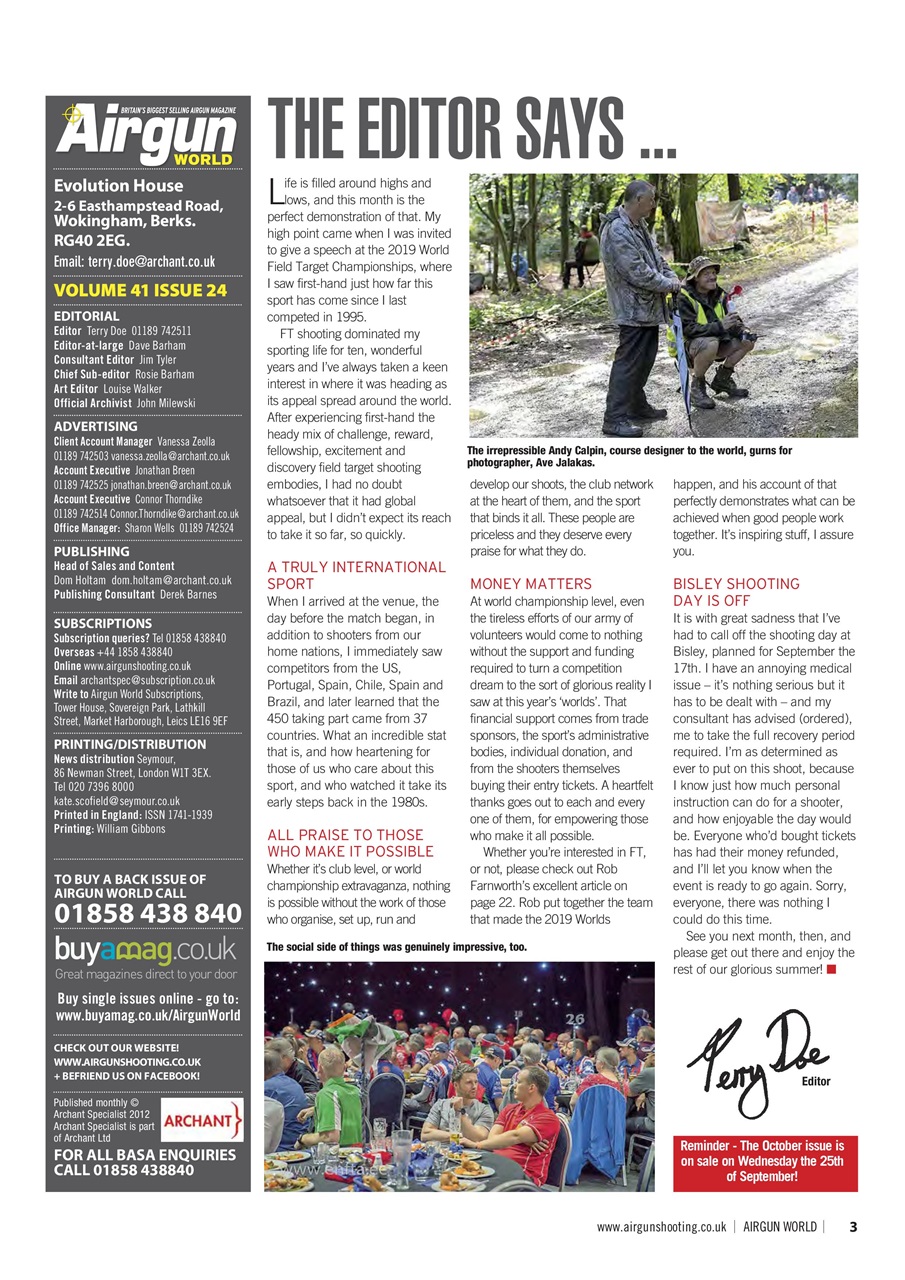 Airgun World Preview Pages