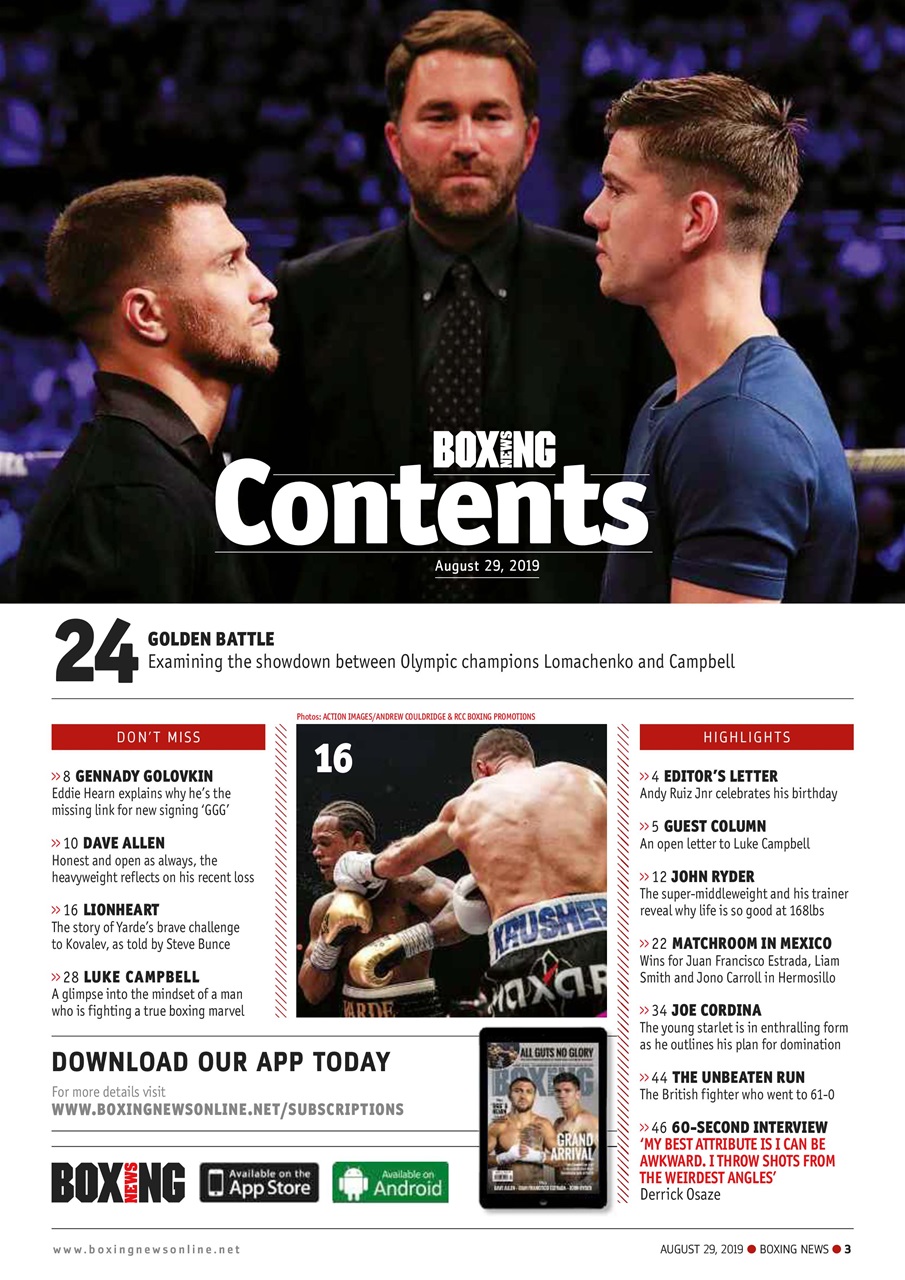 Boxing News Preview Pages