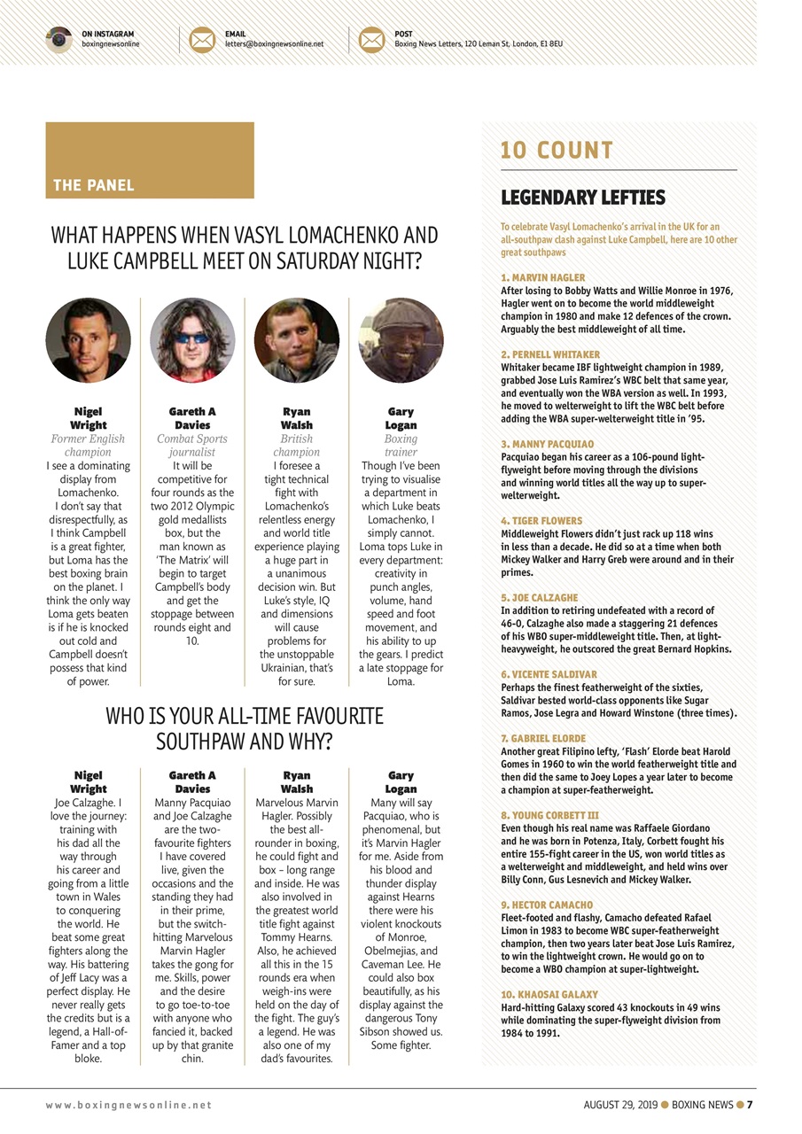 Boxing News Preview Pages