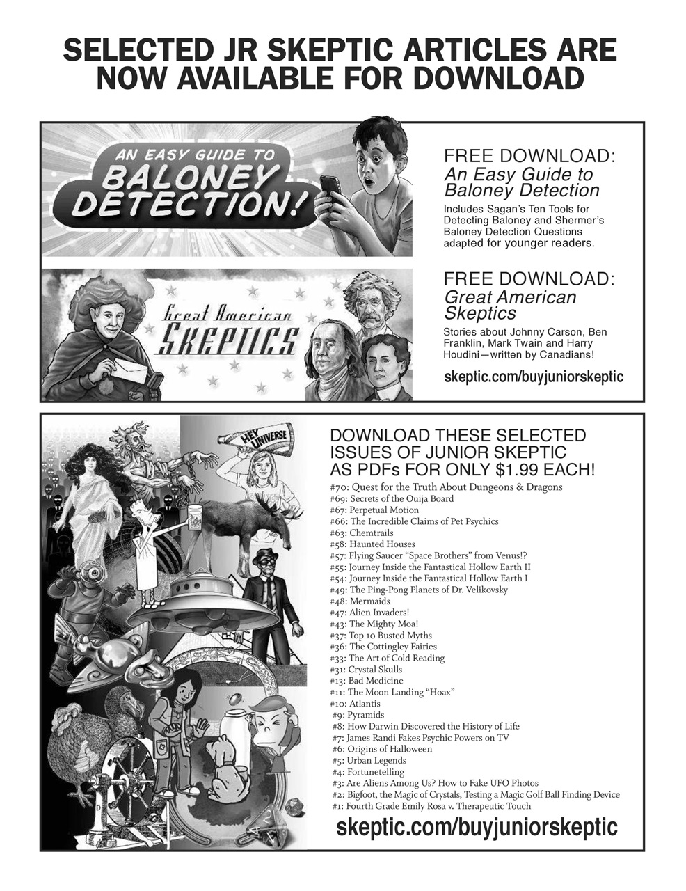 Skeptic Preview Pages