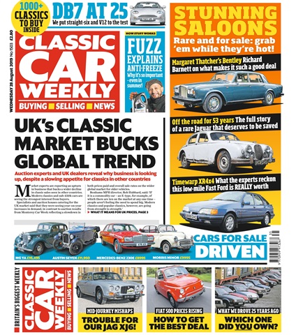 Classic Car Weekly issue 28th August 2019