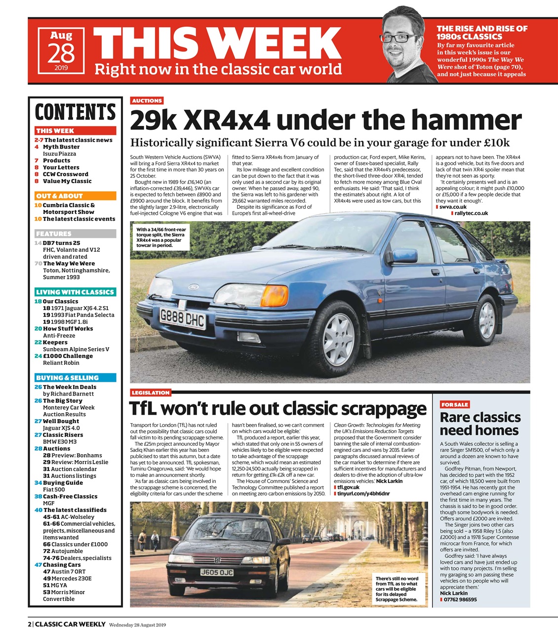 Classic Car Weekly Preview Pages