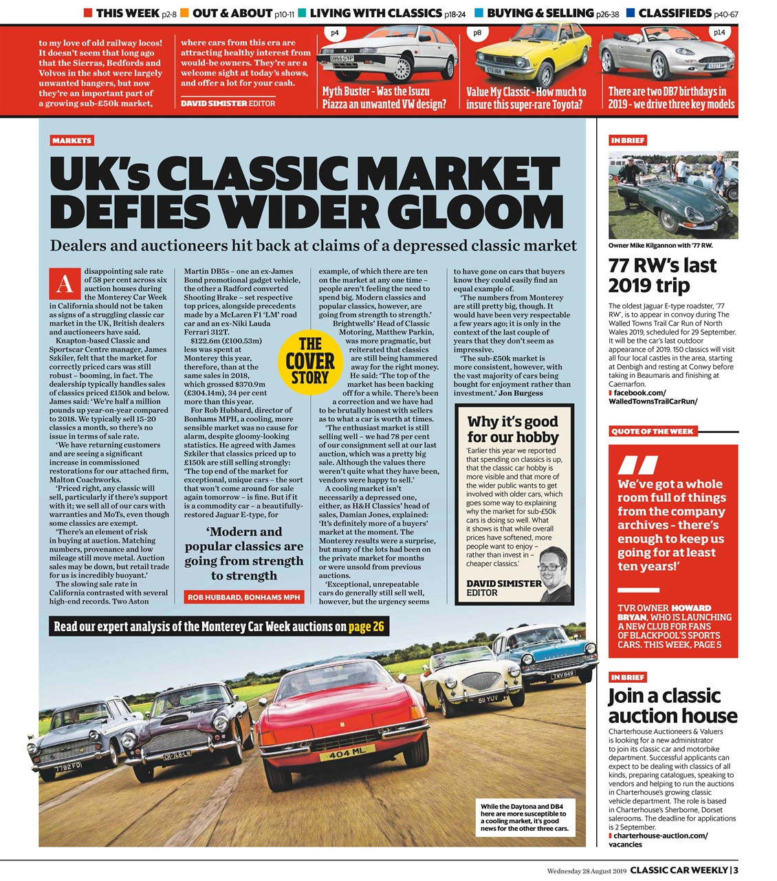 Classic Car Weekly Preview Pages
