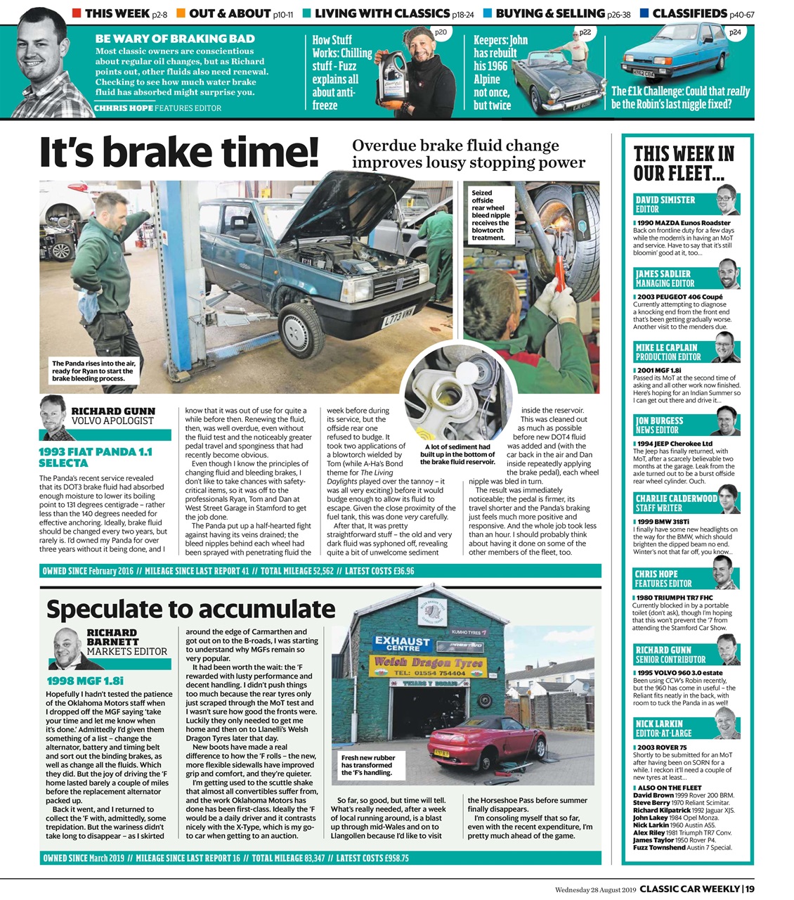Classic Car Weekly Preview Pages