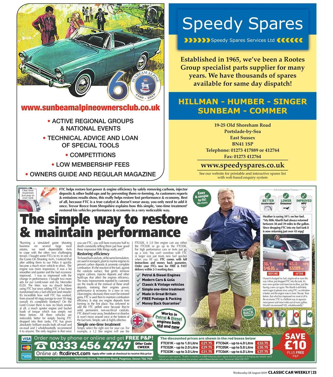 Classic Car Weekly Preview Pages