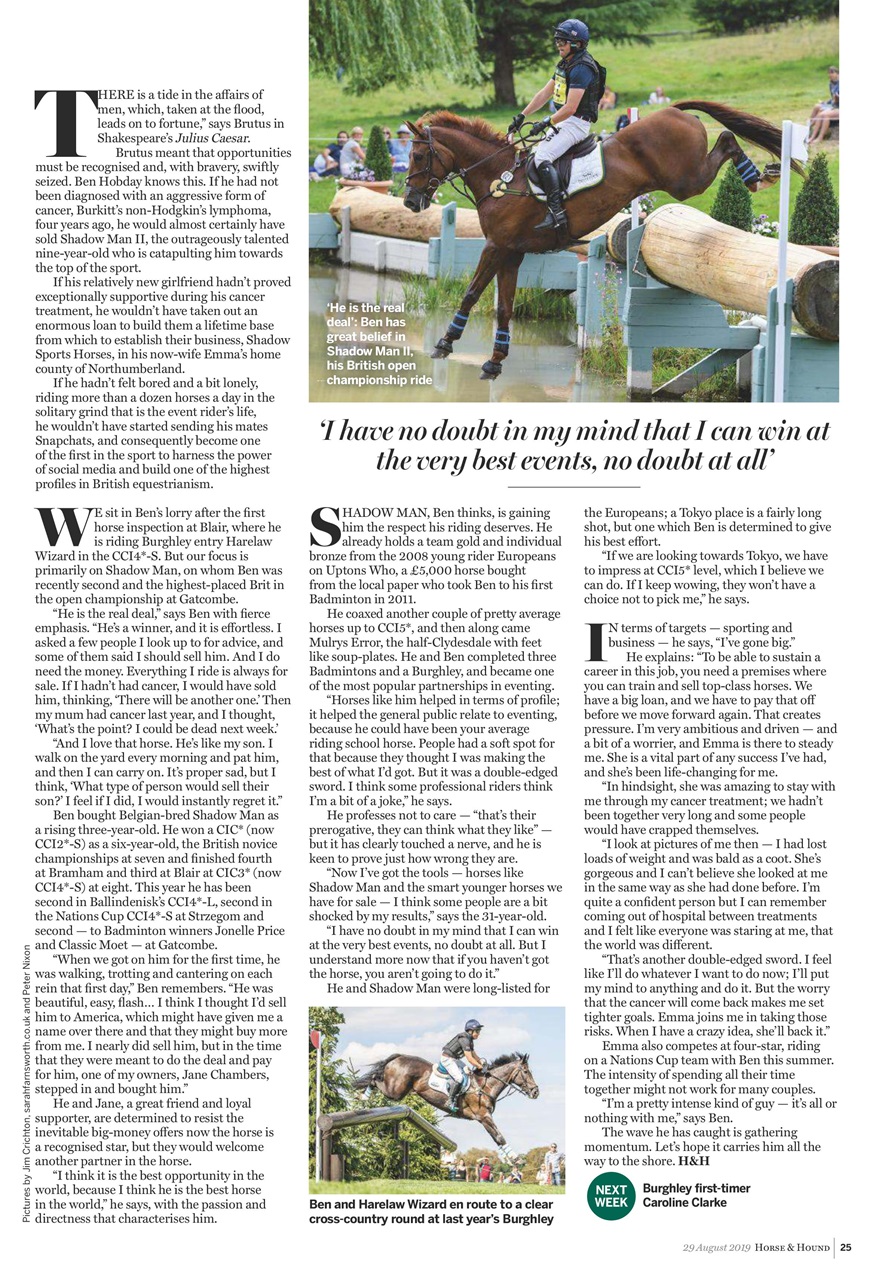 Horse & Hound Preview Pages