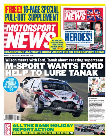 Motorsport News issue 28th August 2019