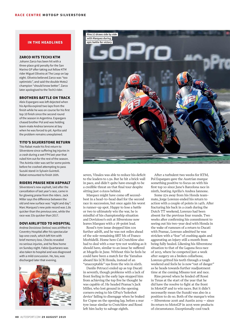 Autosport Preview Pages
