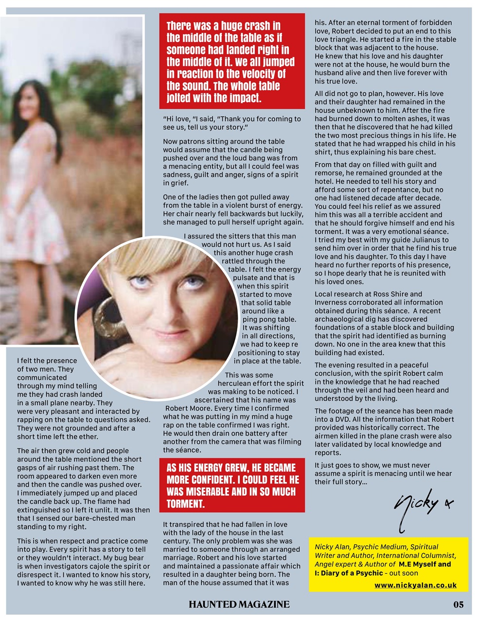 Haunted Magazine Preview Pages