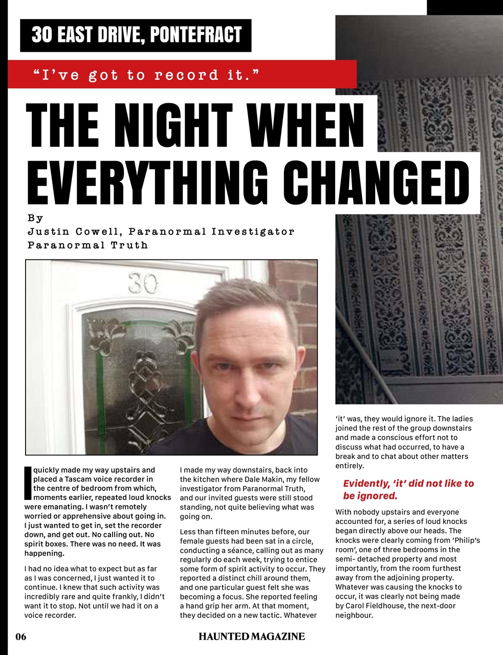 Haunted Magazine Preview Pages