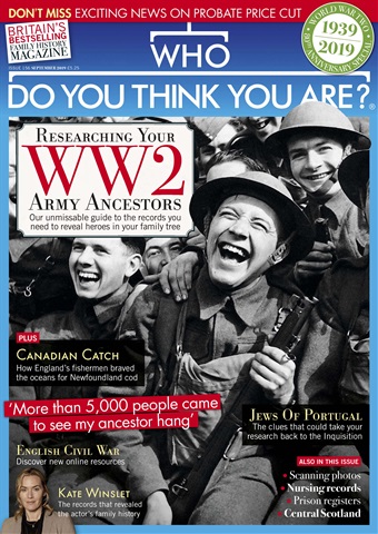 Who Do You Think You Are? issue September 2019