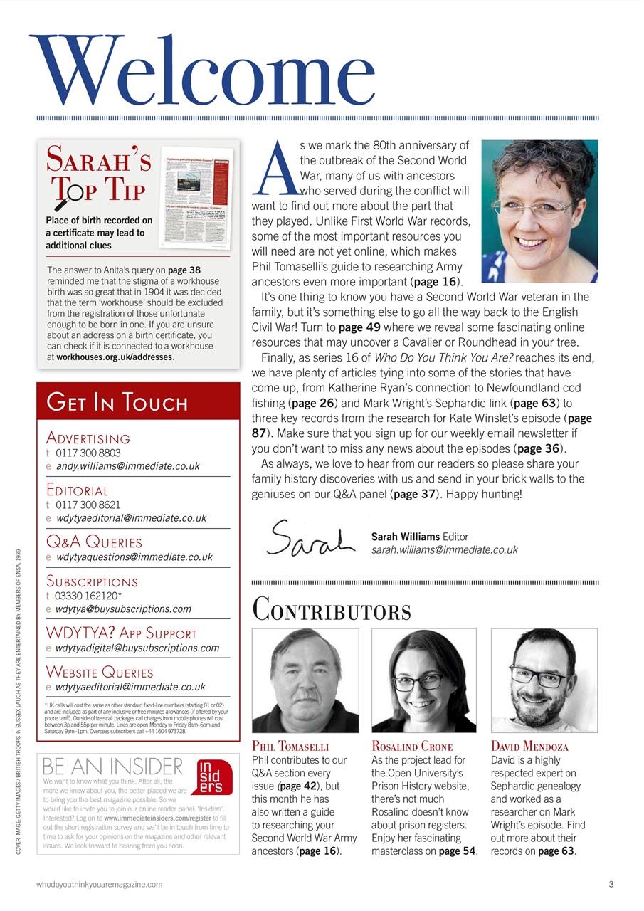 Who Do You Think You Are? Preview Pages