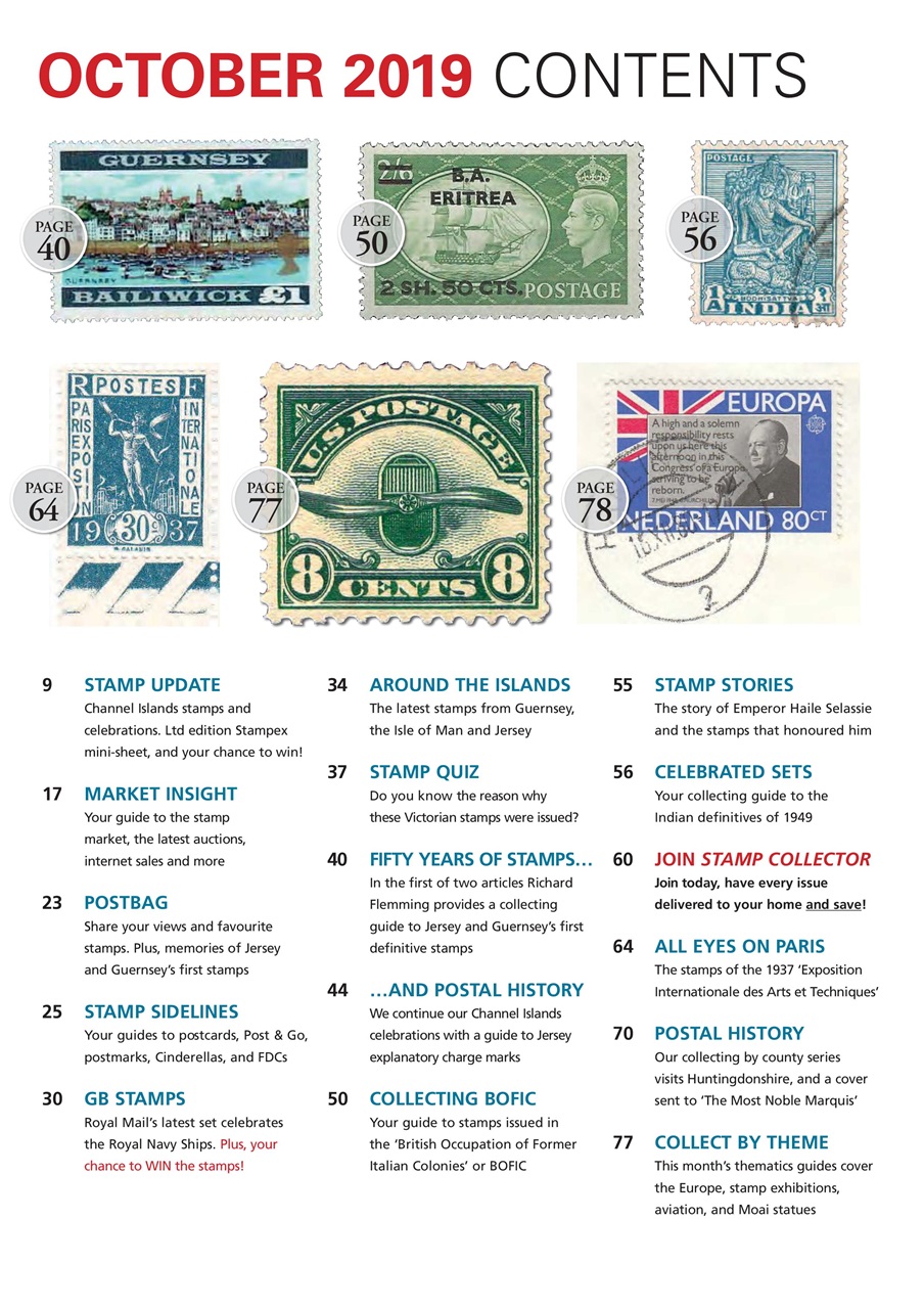 Stamp Collector Preview Pages