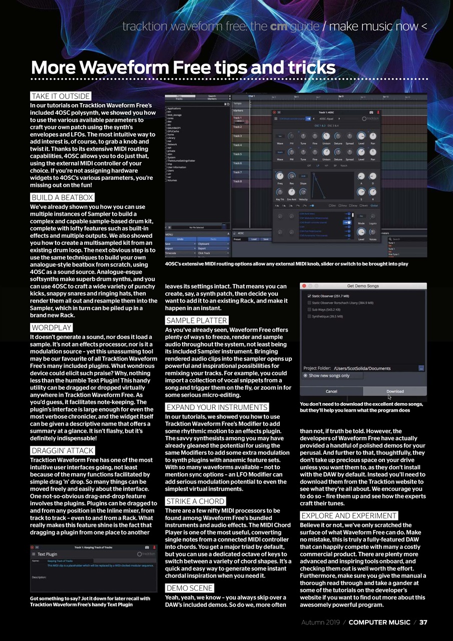 Computer Music Preview Pages