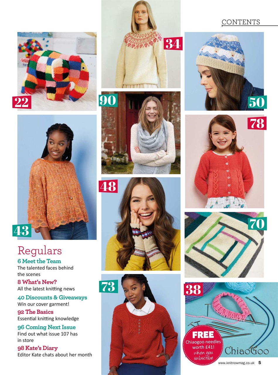 Knit Now Preview Pages