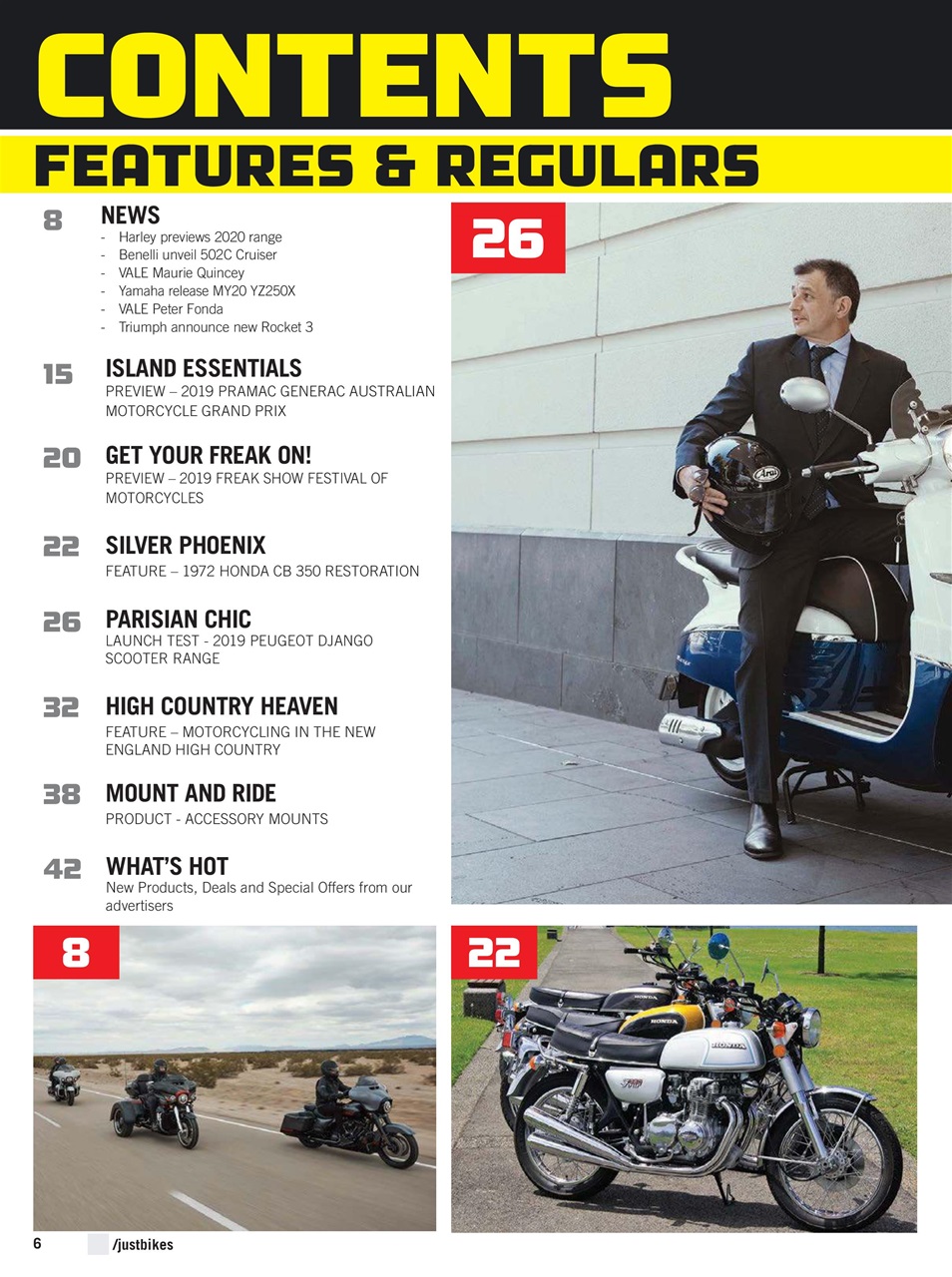 JUST BIKES Preview Pages