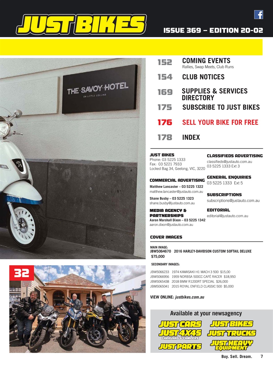 JUST BIKES Preview Pages