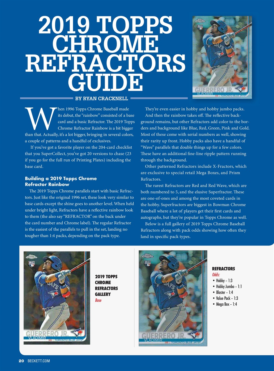 Beckett Baseball Magazine Preview Pages