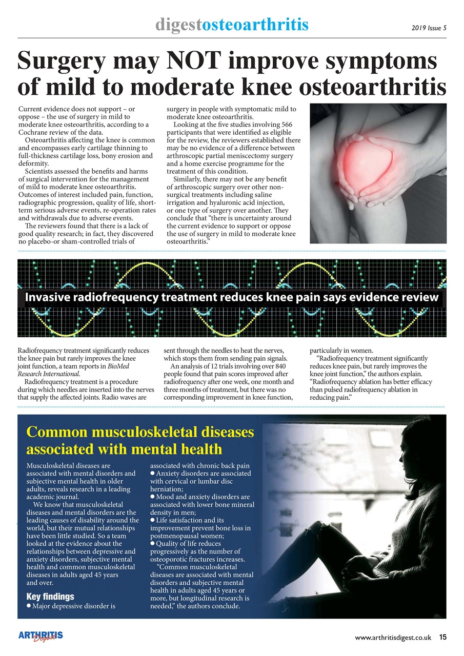 Arthritis Digest Preview Pages