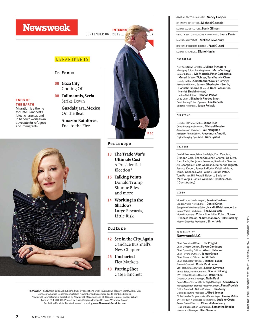 Newsweek International Preview Pages