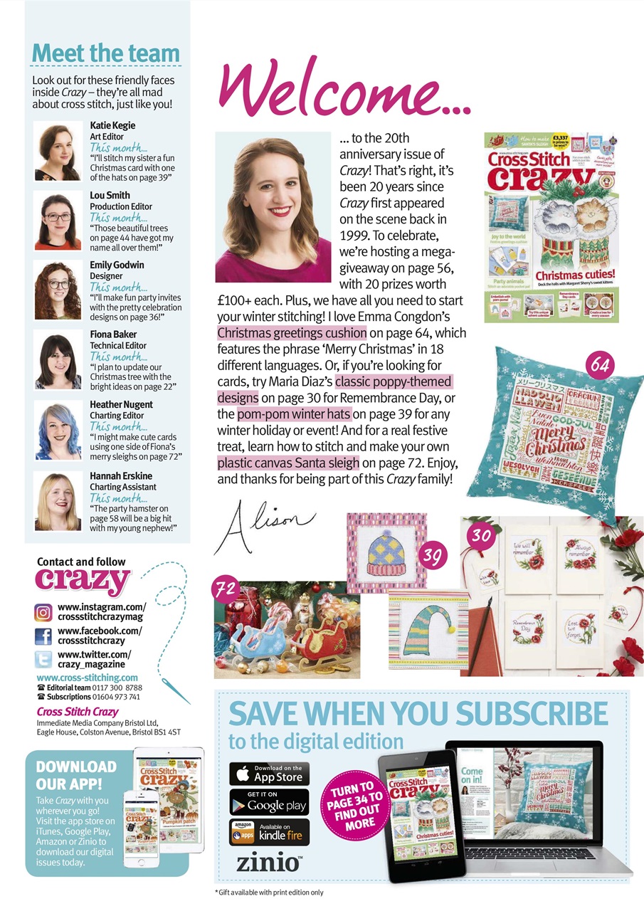 Cross Stitch Crazy Preview Pages