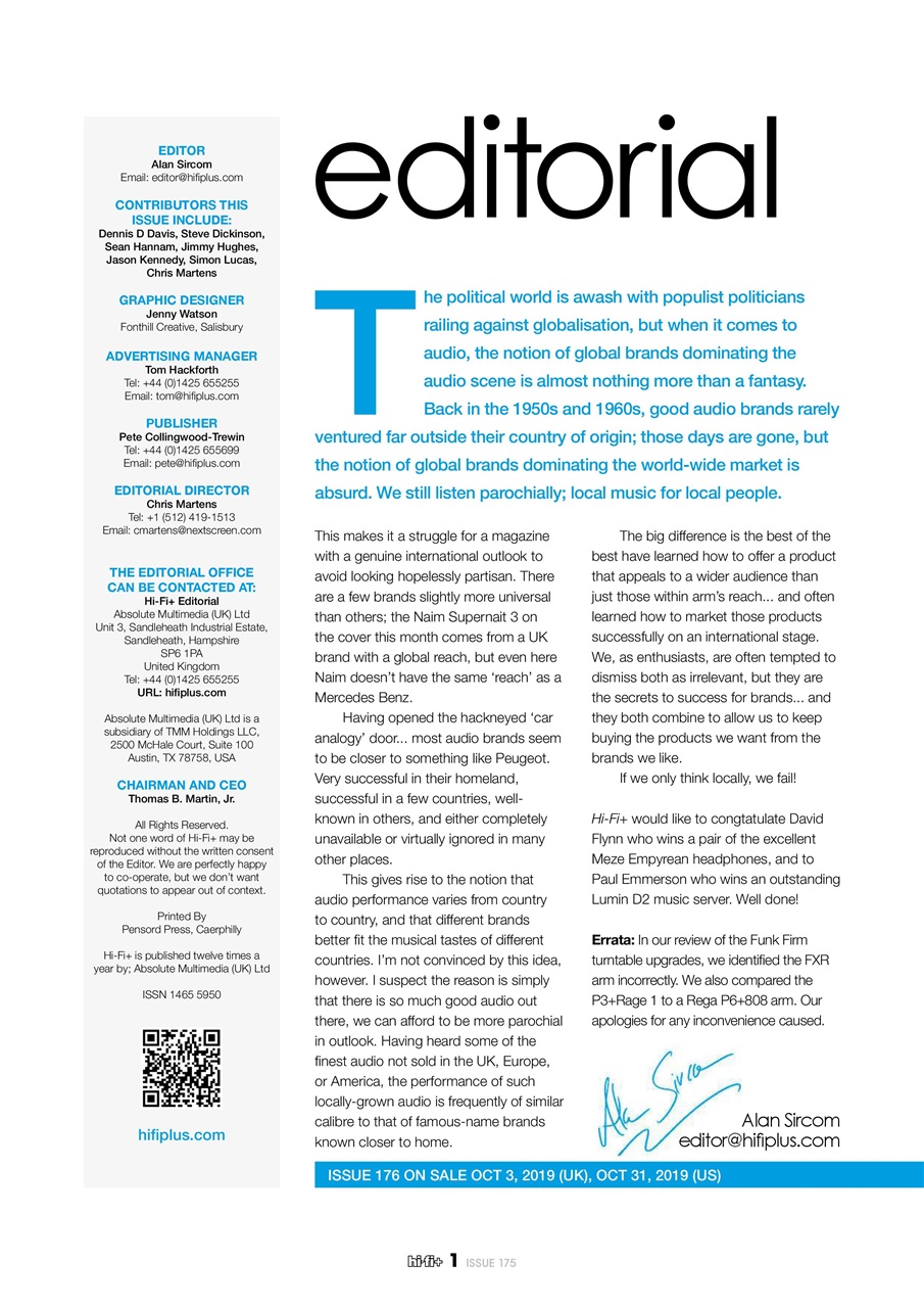 hi-fi+ Global Network Preview Pages