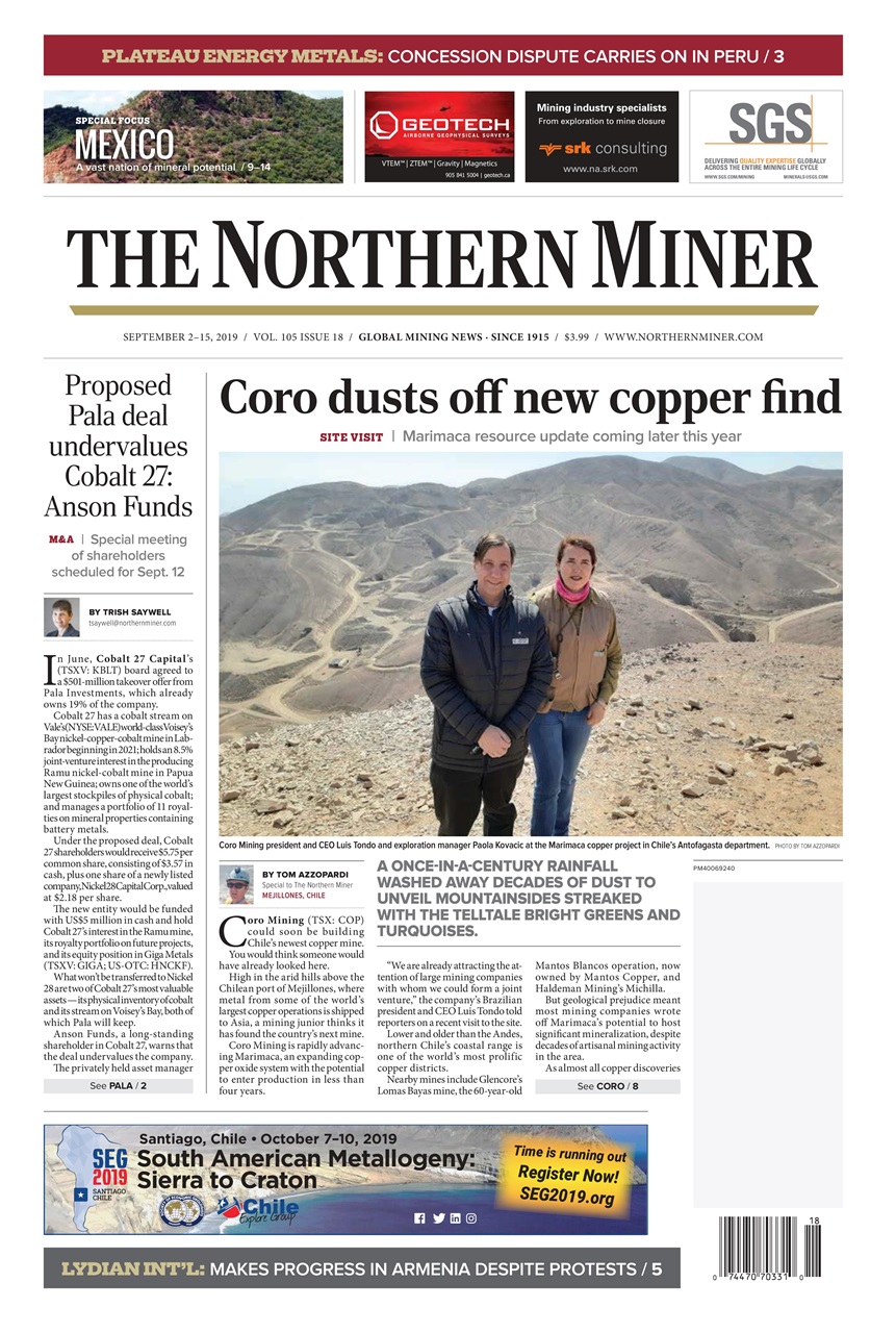 The Northern Miner Preview Pages