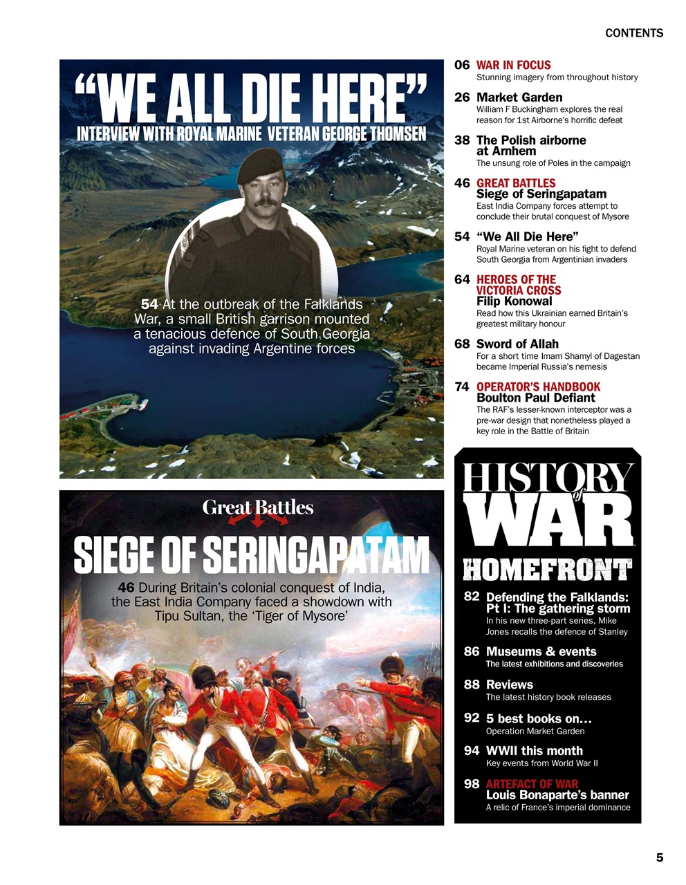 History of War Preview Pages