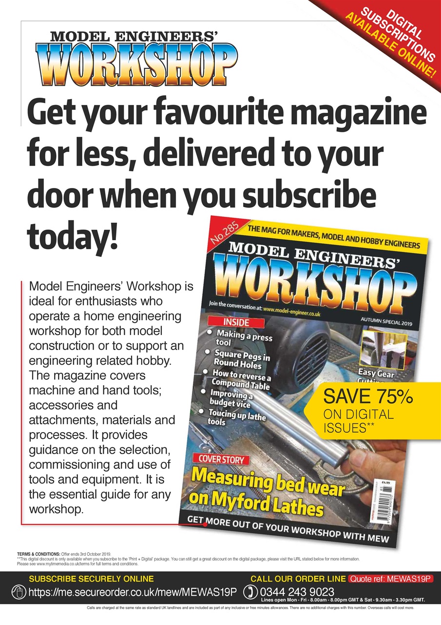 Model Engineer & Workshop Magazine Preview Pages