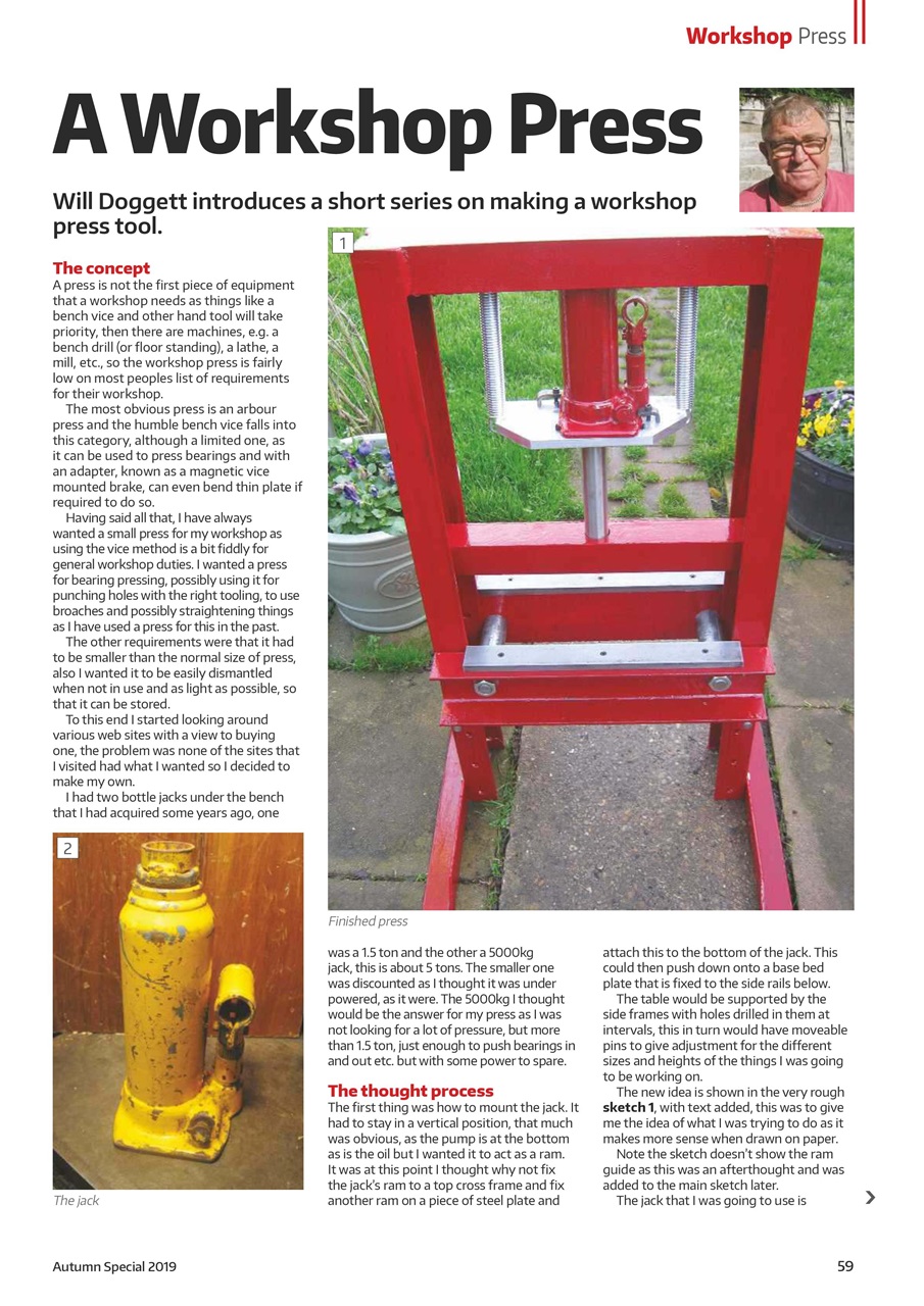 Model Engineer & Workshop Magazine Preview Pages