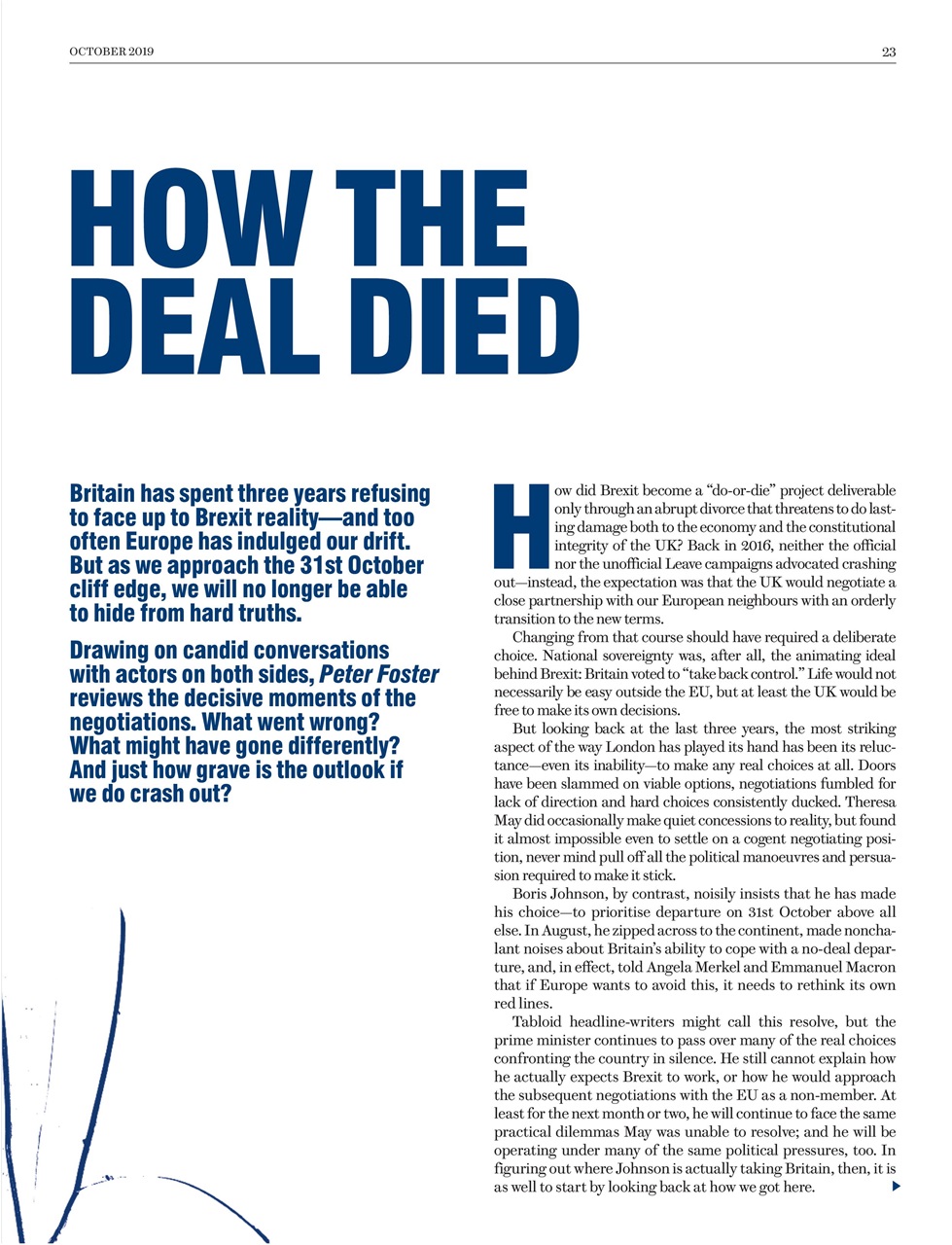 Prospect Magazine Preview Pages