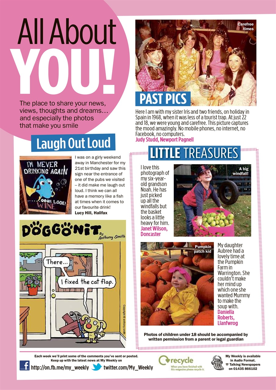 My Weekly Preview Pages