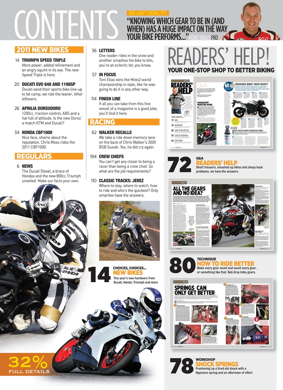 Superbike Magazine Preview Pages