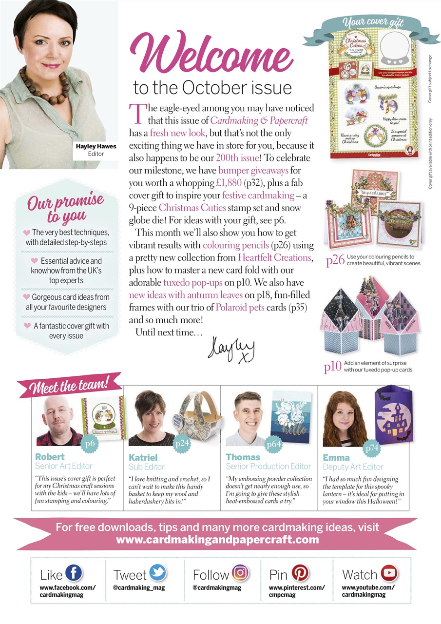 Cardmaking & Papercraft Preview Pages