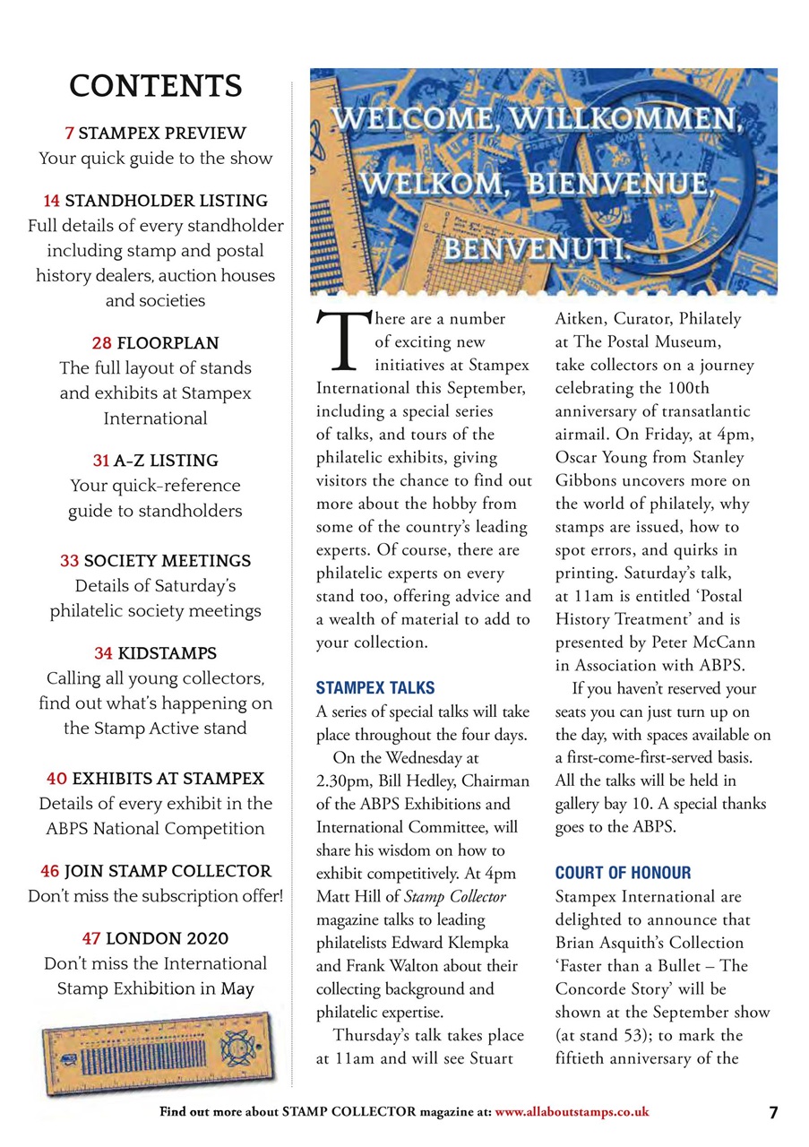 Stamp Collector Preview Pages