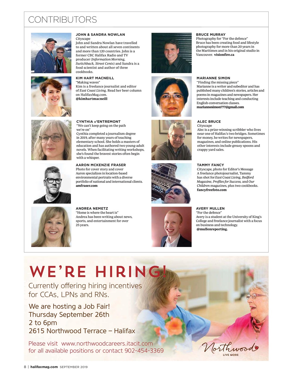 Halifax Magazine Preview Pages