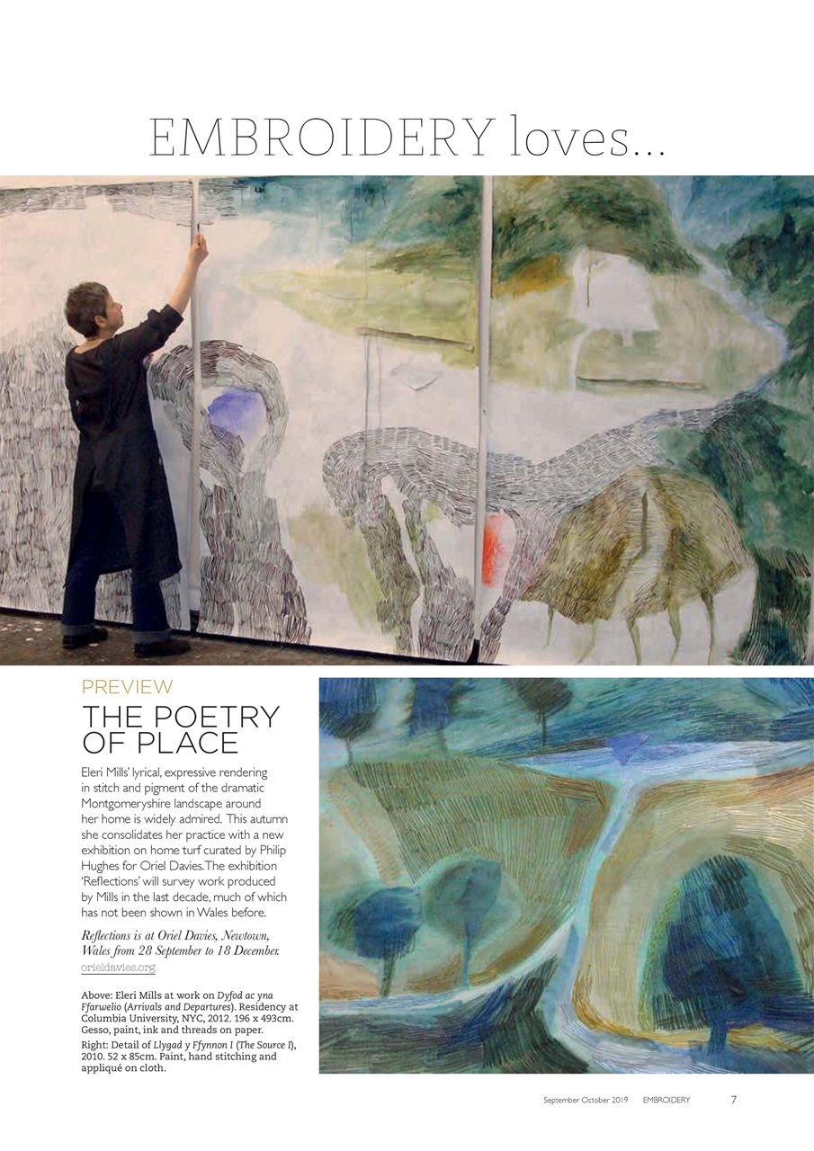 Embroidery Magazine Preview Pages