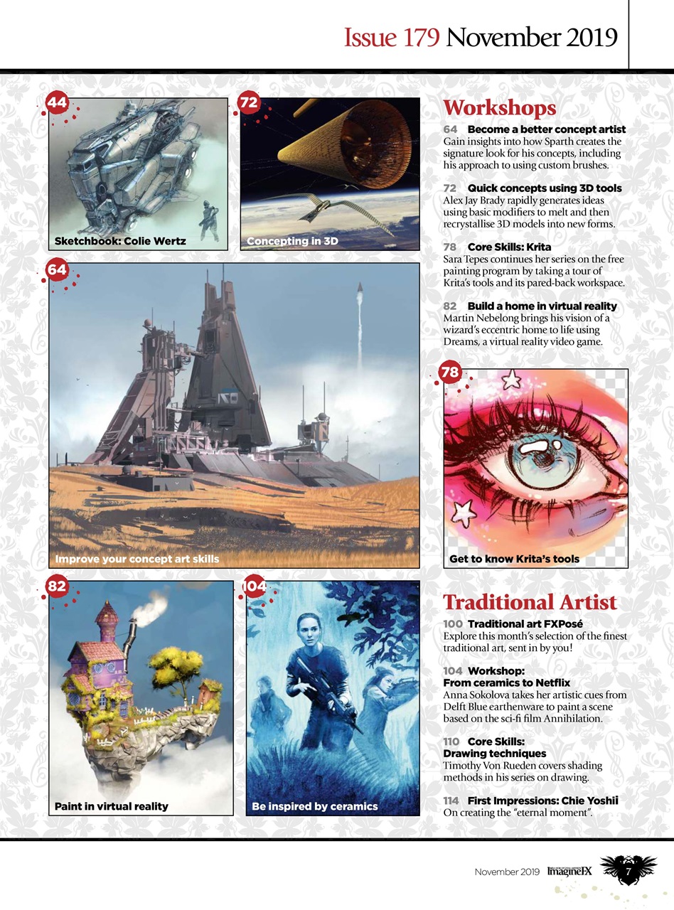 ImagineFX Preview Pages
