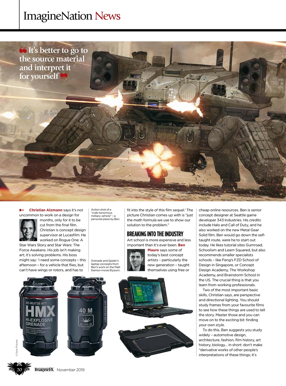 ImagineFX Preview Pages