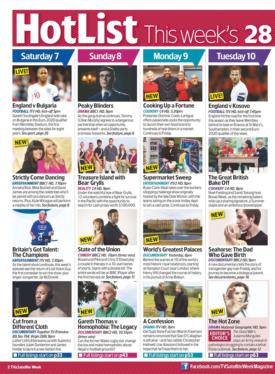 TV & Satellite Week Preview Pages