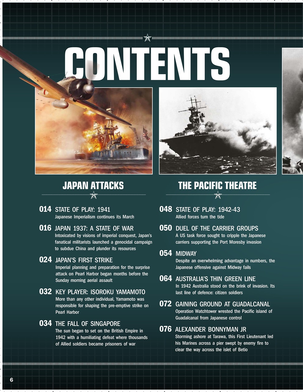 History of War Preview Pages