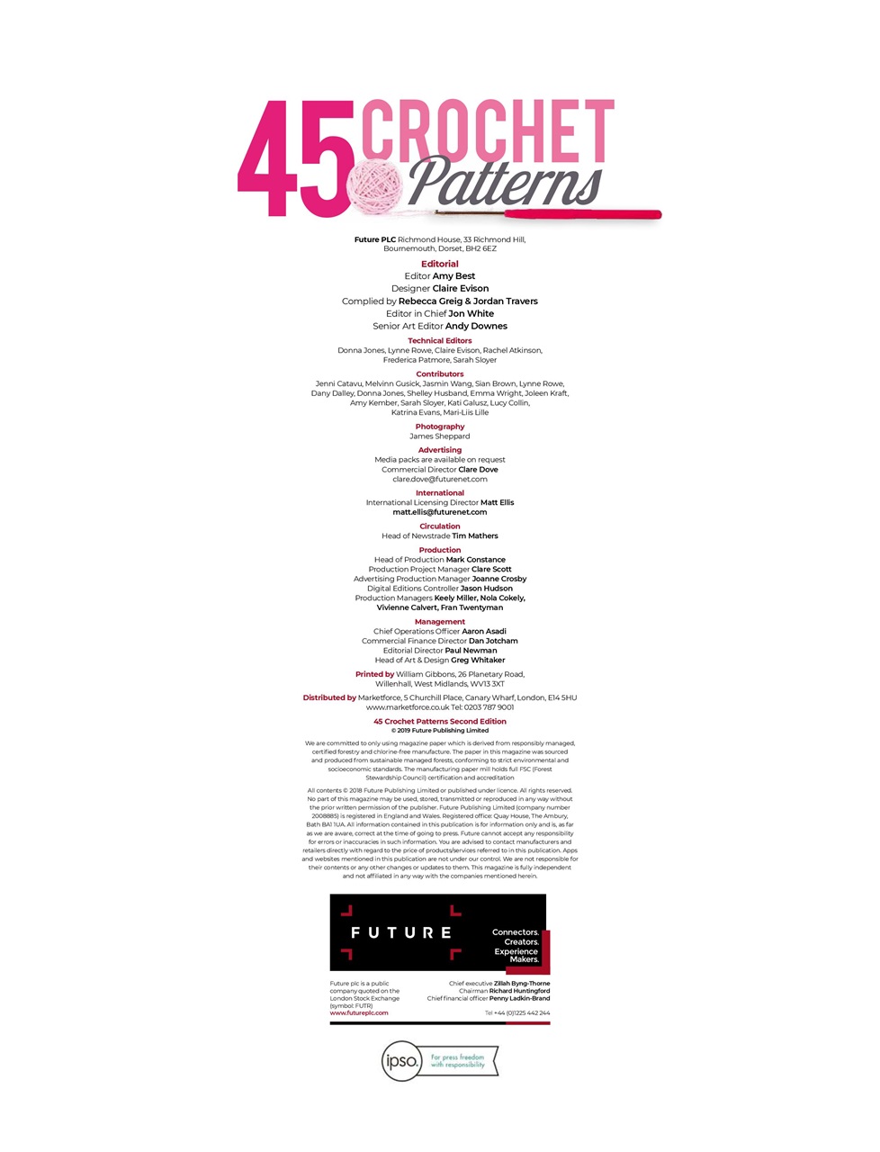 Future Guides & Specials Preview Pages